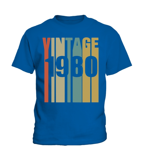 Vintage 1980 Retro Kids T-Shirt