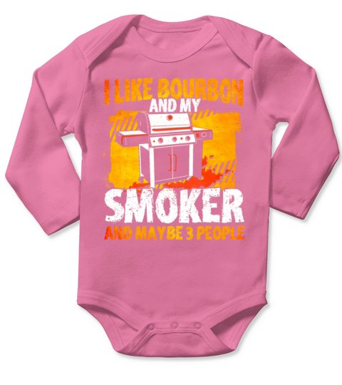 BBQ Grilling Meat Lover Grill Party Food BBQ Long Sleeve Baby One-Piece