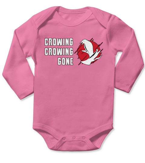 Bird Watching Crowing Crowing Gone Bird Watcher Long Sleeve Baby One-Piece