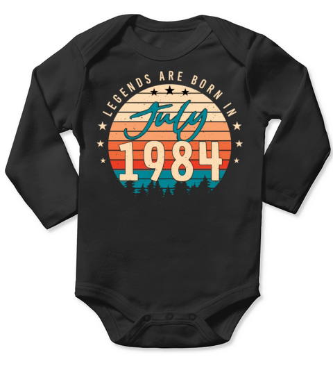Birth Year 1984 July Long Sleeve Baby One-Piece