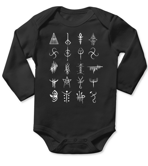 BLOODBORNE CARYLL RUNES BLOODBORNE CARYLL RUNES Long Sleeve Baby One-Piece