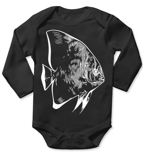 Elegant Vintage Batfish Long Sleeve Baby One-Piece