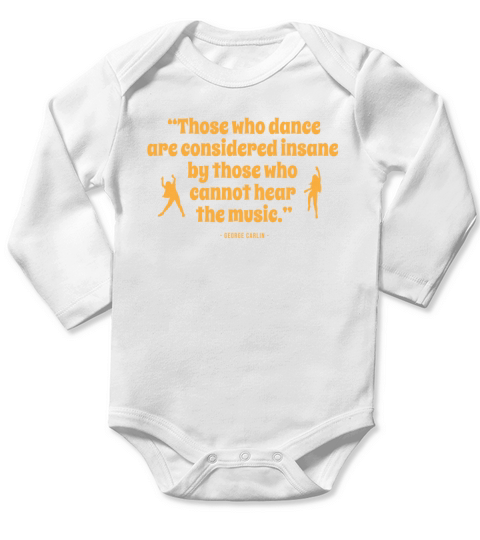George Carlin Comedian T-shirt Long Sleeve Baby One-Piece