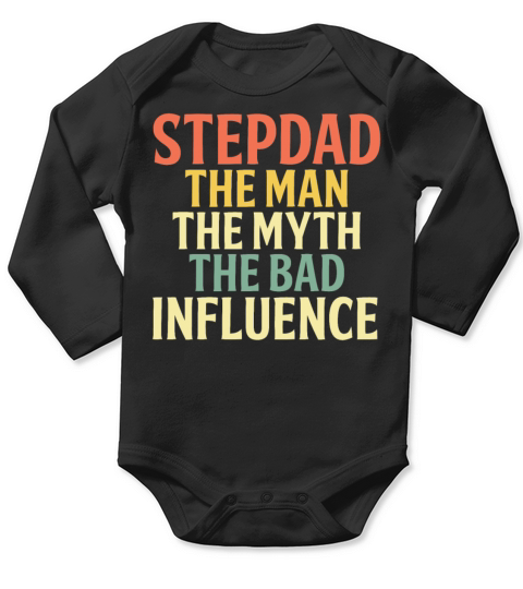 Gift for Fathers day T Shirt Long Sleeve Baby One-Piece