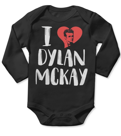 Gildantee Beverlys Hills 90210 I Love Dylan McKay Shirt Long Sleeve Baby One-Piece