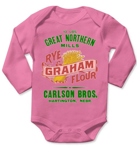 GRAHAM FLOUR Long Sleeve Baby One-Piece