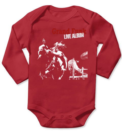 Grand Funk Live Album Fan Long Sleeve Baby One-Piece