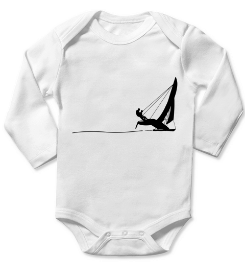 Hobie Cat Sailing - Ladies Flowy Tank Long Sleeve Baby One-Piece