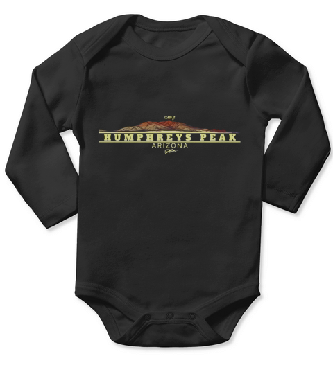 JCombs Humphreys Peak, Arizona T-Shirt Long Sleeve Baby One-Piece