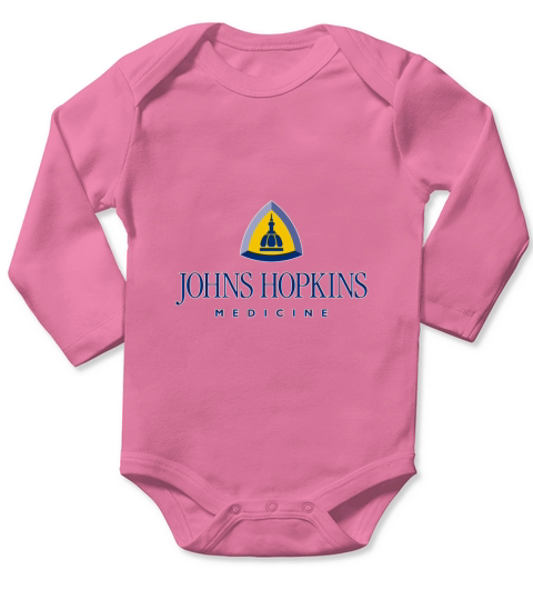Johns Hopkins Medicine Shirt Long Sleeve Baby One-Piece