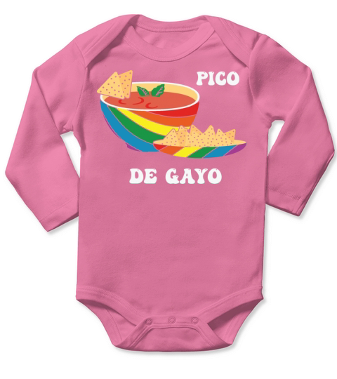 LBGT Flag Gay Pride Human Vintage Rainbow Long Sleeve Baby One-Piece