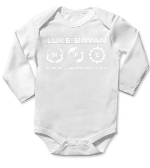 Luke Bryan Huntin Long Sleeve Baby One-Piece