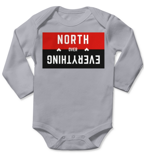 North Over Everything Long Sleeve Baby One-Piece