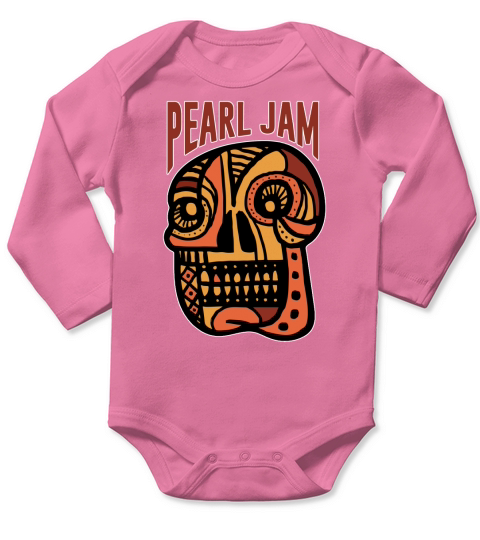 Pearl Jam Art Long Sleeve Baby One-Piece