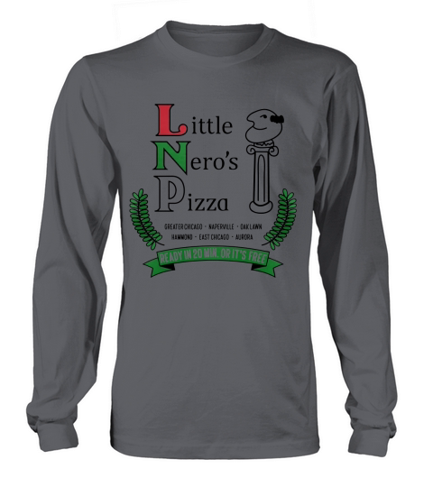 Little Neros Pizza (White tee) T-Shirt Long sleeved Unisex