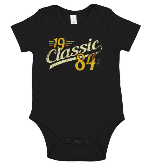 1984 Classic 33 rd Birthday Apparel Short Sleeve Baby One-Piece