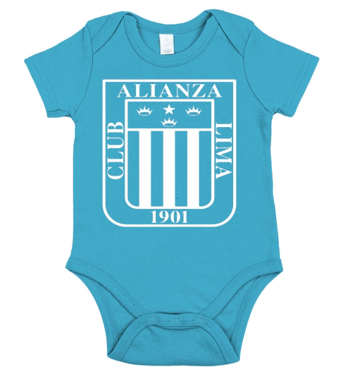 Alianza Lima 1901 Frontside Short Sleeve Baby One-Piece