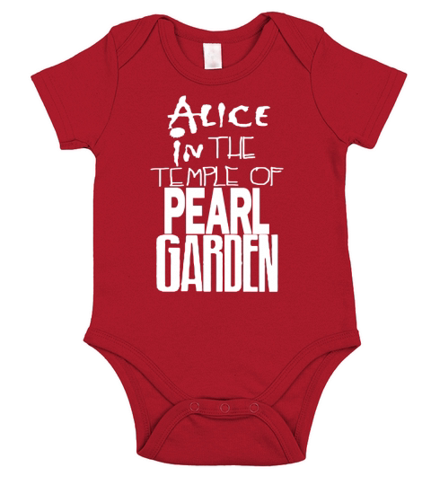ALICE IN THE TEMPLE OF PEARL GARDEN Short Sleeve Baby One-Piece