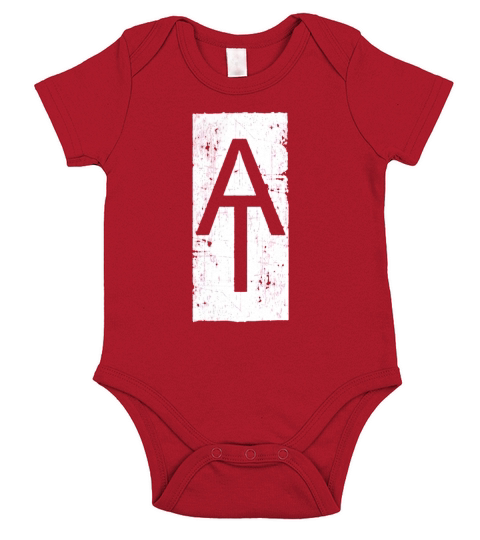 Appalachian Trail Logo Symbol AT White Blaze Marker T-Shirt Short Sleeve Baby One-Piece