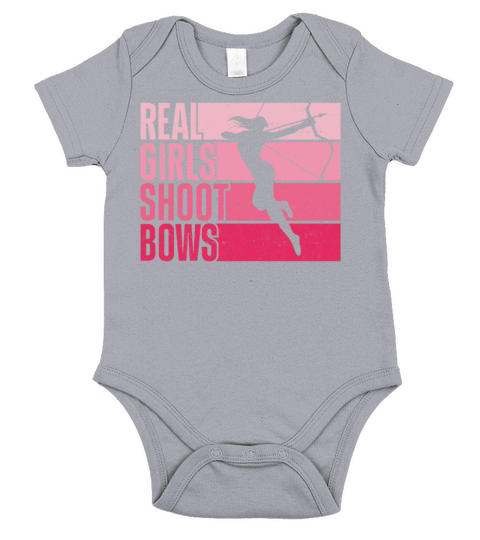 Archery Bow Archer Girl Vintage Short Sleeve Baby One-Piece