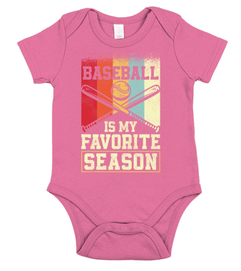 Baseball Fan Vintage Retro Short Sleeve Baby One-Piece