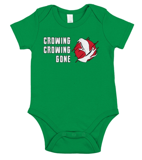 Bird Watching Crowing Crowing Gone Bird Watcher Short Sleeve Baby One-Piece