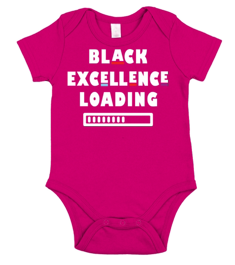 Black Excellence Loading Short Sleeve Baby One-Piece