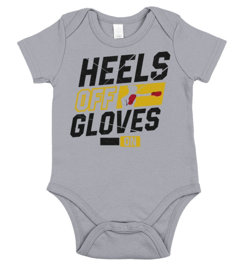 Boxing Girl Vintage Heels Off Short Sleeve Baby One-Piece