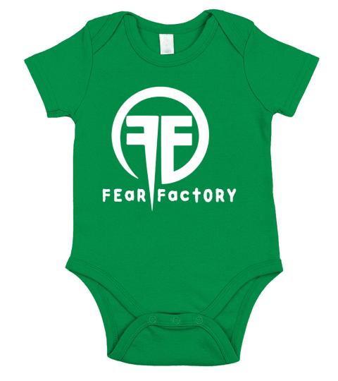 Fear Factory Band Tshirt Short Sleeve Baby One-Piece