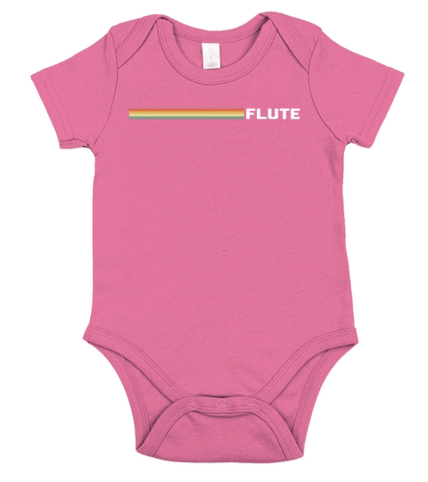 Flute Vintage Striped Short Sleeve Baby One-Piece