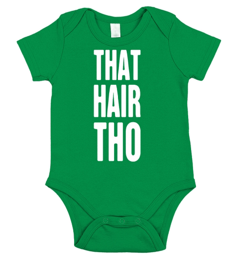 funny hair stylist design Short Sleeve Baby One-Piece