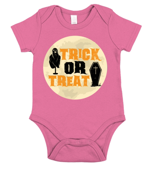 Funny Happy Halloween Day the Moon for Halloween Short Sleeve Baby One-Piece