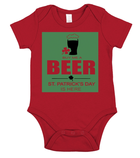 funny st patrick day shirts Short Sleeve Baby One-Piece