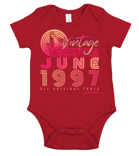 Gift Idea 1997 June Short Sleeve Baby One-Piece