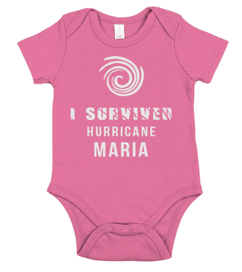 Hurricane Maria Survivor Short Sleeve Baby One-Piece