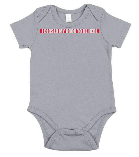 I closed my book Short Sleeve Baby One-Piece
