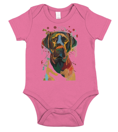 labrador Short Sleeve Baby One-Piece