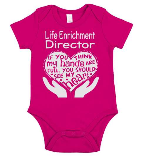 Life Enrichment Director FFull Hand Short Sleeve Baby One-Piece