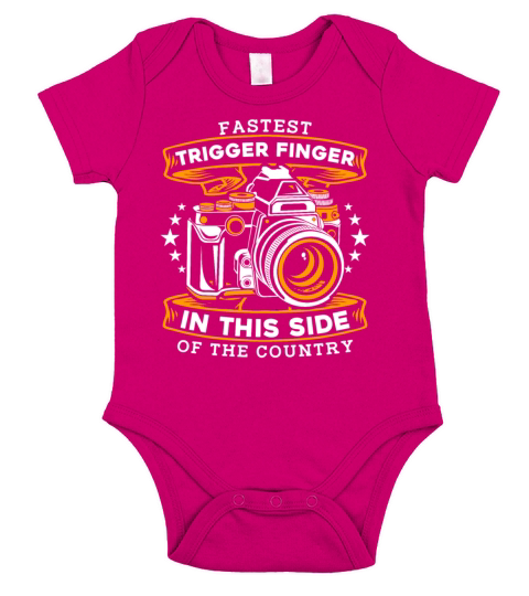 Photographer Camera Photography Short Sleeve Baby One-Piece