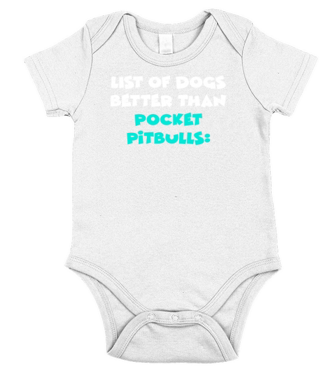 Pocket Pitbull Short Sleeve Baby One-Piece