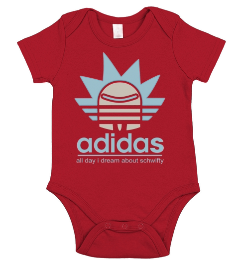 rick and morty adidas hoodie Short Sleeve Baby One-Piece