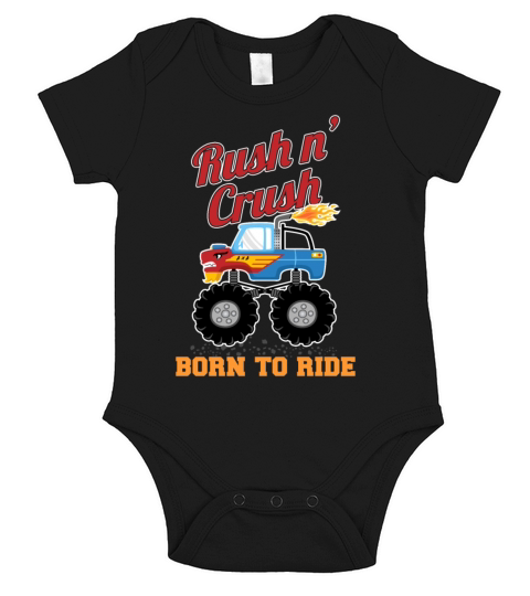 Rush N Crush Born To Ride Short Sleeve Baby One-Piece