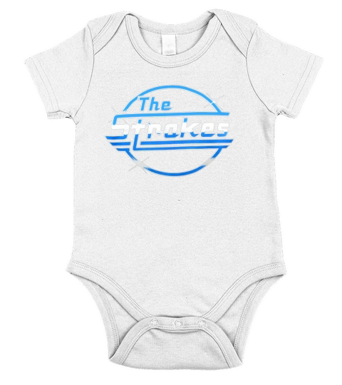 The Strokes Rock Band Short Sleeve Baby One-Piece
