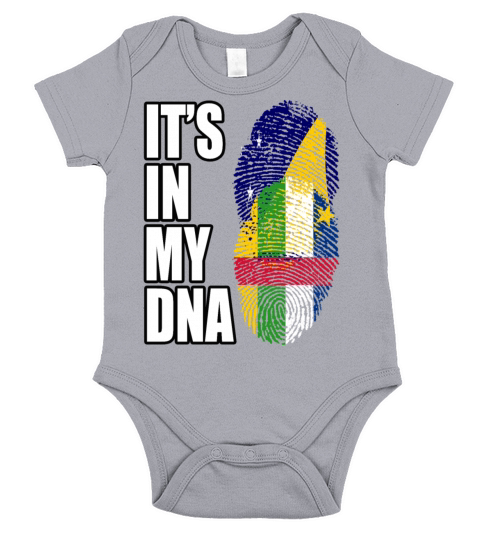 Tokelauan And Central African Mix Heritage DNA Fla Short Sleeve Baby One-Piece