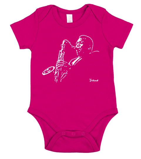 Trane John Coltrane Fan Short Sleeve Baby One-Piece