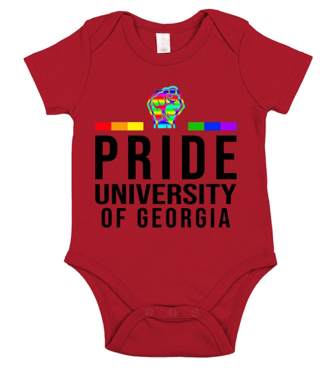 University Of Georgia Lgbt Pride 2020 Short Sleeve Baby One-Piece