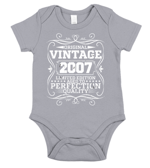 Vintage 2007 Original Limited Edition Short Sleeve Baby One-Piece