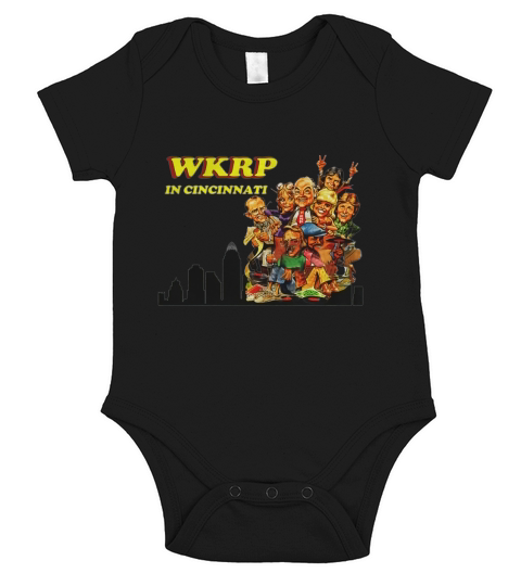 WKRP in Cincinnati Retro Short Sleeve Baby One-Piece