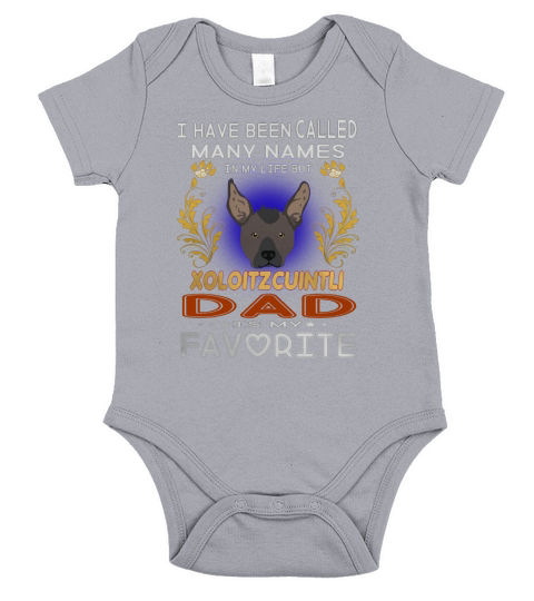 XOLOITZCUINTLI Dad Is My Favorite Short Sleeve Baby One-Piece