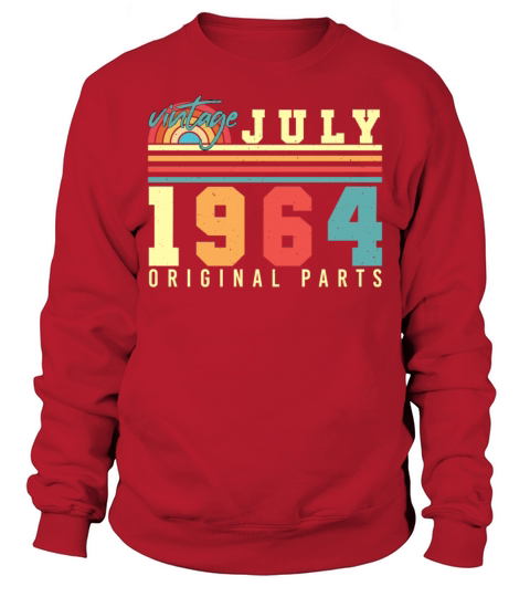1964 July Vintage Sweatshirt Unisex